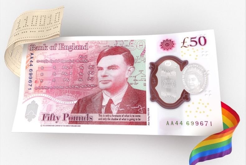 ACTUALIDAD: Lanzamiento del diseño para el nuevo billete de £ 50 con el matemático gay Alan Turing